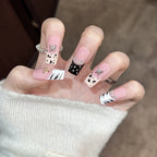 Press-On Nails Gem-Accented Peel & Stick