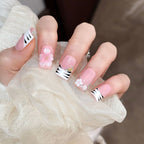 Press-On Nails Gem-Accented Peel & Stick
