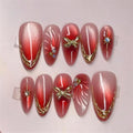 Press-On Nails Gemstone-Embellished No-Glue