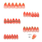 Press-On Nails Gemstone-Embellished No-Glue