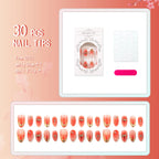 Press-On Nails Gemstone-Embellished No-Glue