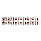Press-On Nails Gemstone-Studded No Glue Comfort Fit
