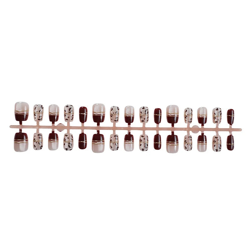 Press-On Nails Gemstone-Studded No Glue Comfort Fit