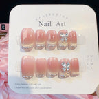 Press-On Nails Glamorous Sparkle Self-Adhesive & Multiple Sizes