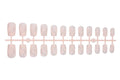 Press-On Nails Glitter Accent Full-Cover Reusable