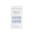Press-On Nails Glitter Finish 24-Piece Set With Glue