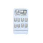 Press-On Nails Glitter Finish 24-Piece Set With Glue