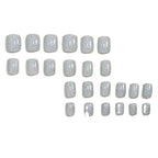 Press-On Nails Glitter Finish 24-Piece Set With Glue