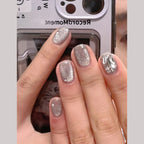 Press-On Nails Glitter Finish Glue-On & Custom Fit