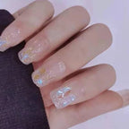 Press-On Nails Glitter Finish & Reusable Kit