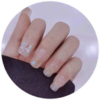 Press-On Nails Glitter Finish & Reusable Kit