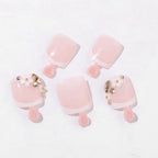 Press-On Nails Glitter & Floral Includes File & Adhesive Pads