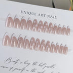 Press-On Nails Glitter Floral Peel & Stick Long-Lasting Wear