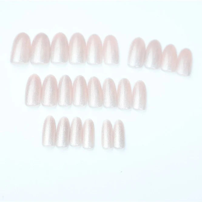 Press-On Nails Glitter Ombre Pre-Glued & Reusable
