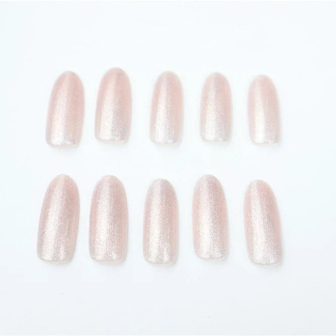 Press-On Nails Glitter Ombre Pre-Glued & Reusable