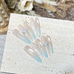 Press-On Nails Glitter Ombre Reusable Kit