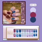 Press-On Nails Glitter Reusable Easy-Apply Adhesive