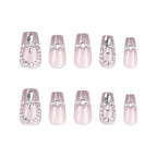 Press-On Nails Glitter & Rhinestone Reusable Set