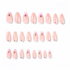 Press-On Nails Glitter & Star Accents Long-Lasting Shine
