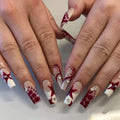 Press-On Nails Glitter & Star Motifs Easy Application