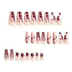 Press-On Nails Glitter & Star Motifs Easy Application