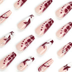 Press-On Nails Glitter & Star Motifs Easy Application