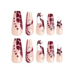Press-On Nails Glitter & Star Motifs Easy Application