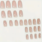 Press-On Nails Glitter-Trimmed Salon-Quality Easy Application
