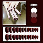 Press-On Nails Glossy Almond Peel And Stick