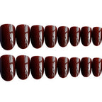 Press-On Nails Glossy Almond Peel And Stick