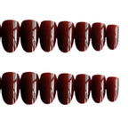 Press-On Nails Glossy Almond Peel And Stick
