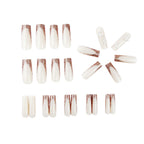 Press-On Nails Glossy Almond Shape Chip-Resistant