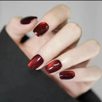 Press-On Nails Glossy Emerald Set of 30