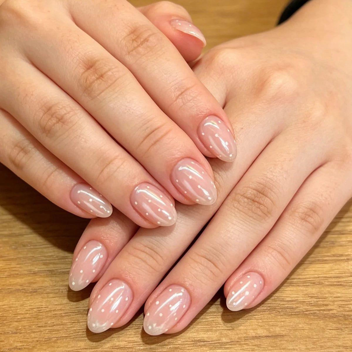 Press-On Nails Glossy Finish Easy Application Set of 24
