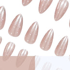Press-On Nails Glossy Finish Easy Application Set of 24