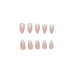 Press-On Nails Glossy Finish Easy Application Set of 24
