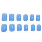 Press-On Nails Glossy Finish Short Set of 24