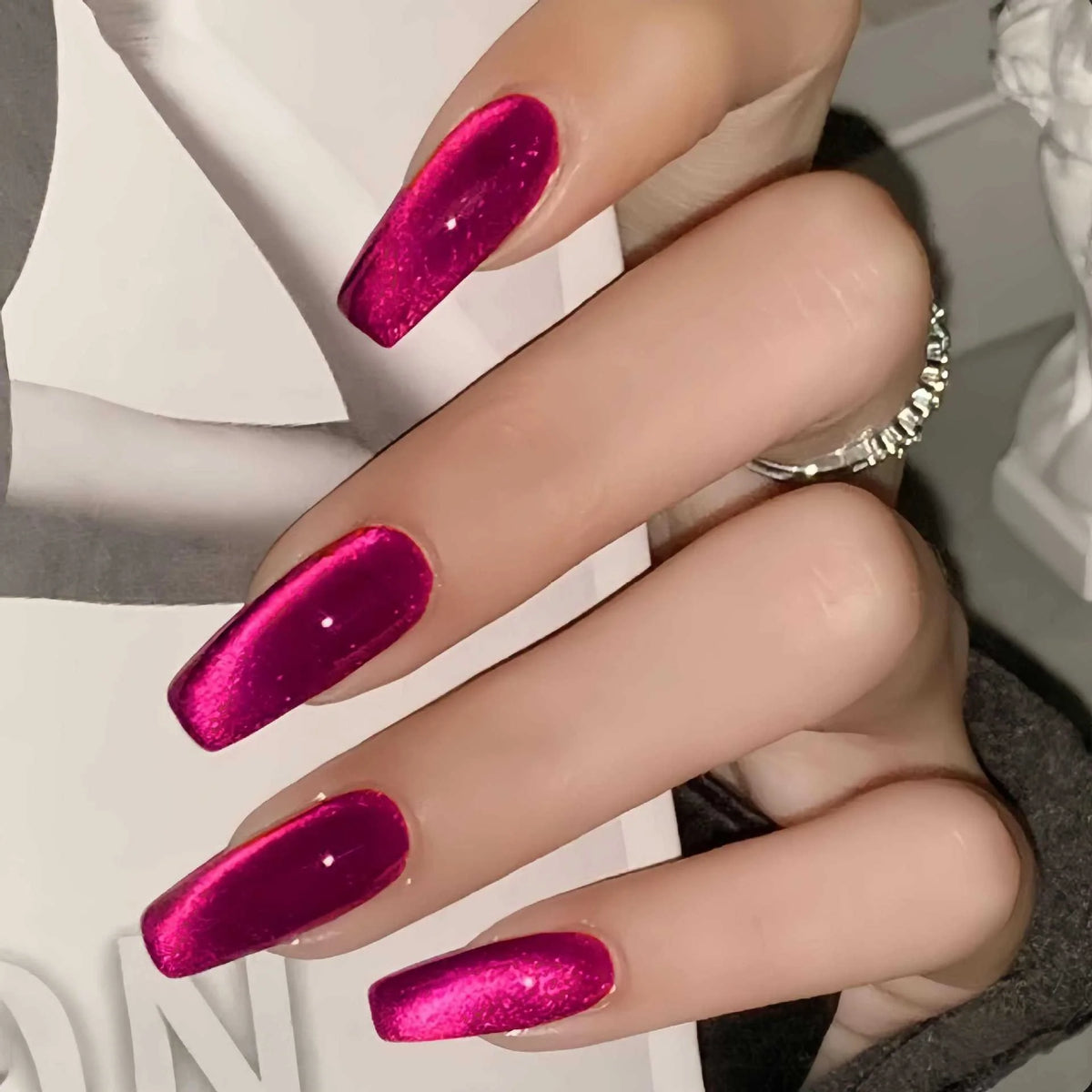 Press-On Nails Glossy Long-Lasting Custom Fit