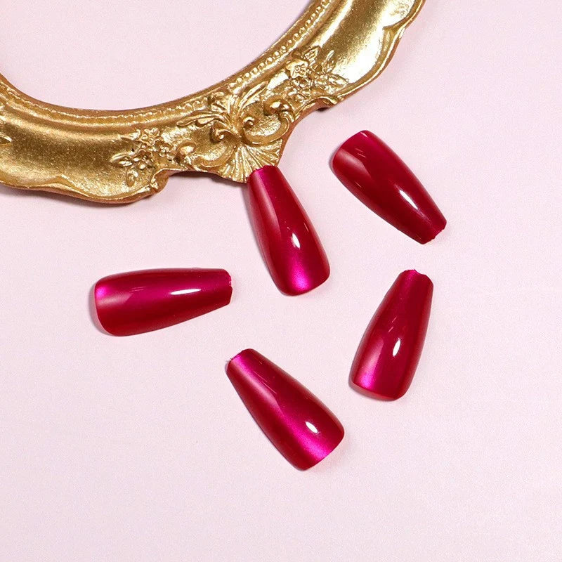 Press-On Nails Glossy Long-Lasting Custom Fit