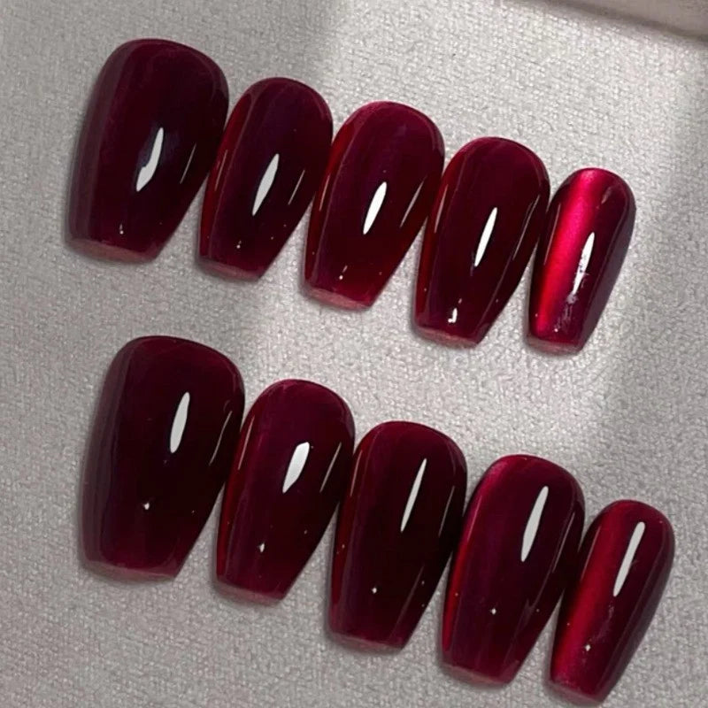 Press-On Nails Glossy Non-Toxic Easy Application & Comfortable Fit