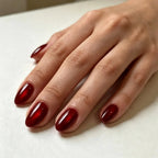 Press-On Nails Glossy Ombre Chip-Resistant Easy Application