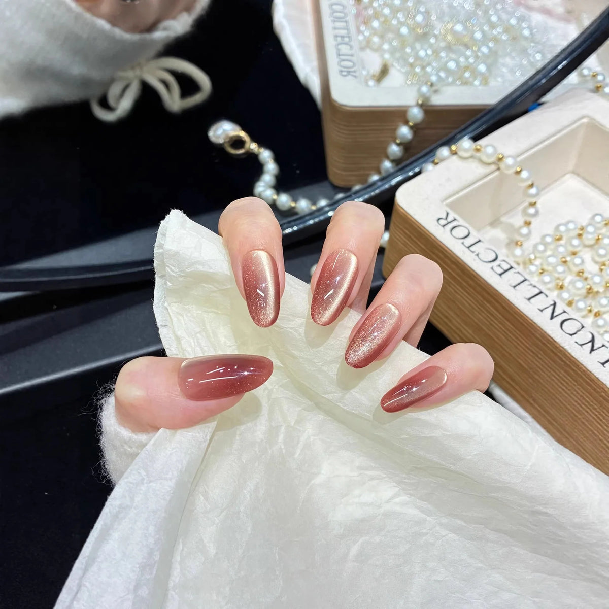 Press-On Nails Glossy Ombre Reusable & Salon-Quality