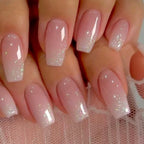Press-On Nails Glossy Ombre Square Easy-Apply Kit