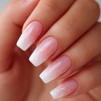 Press-On Nails Glossy Ombre Square Easy-Apply Kit