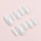 Press-On Nails Glossy Peel-And-Stick Set of 24