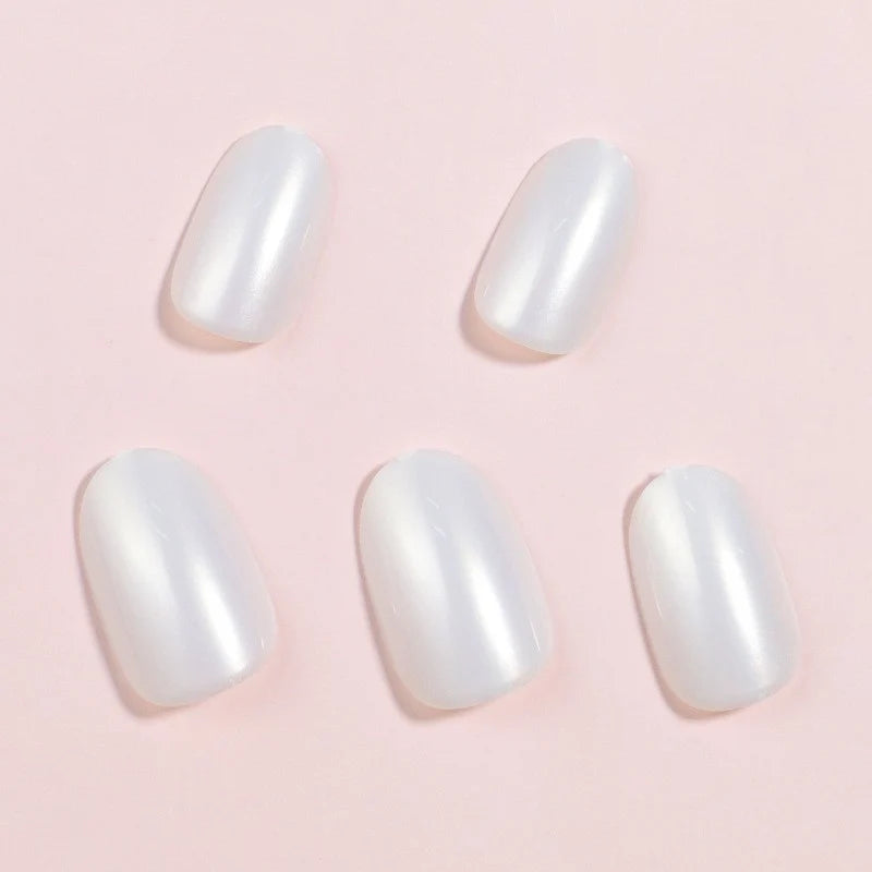 Press-On Nails Glossy Peel-And-Stick Set of 24