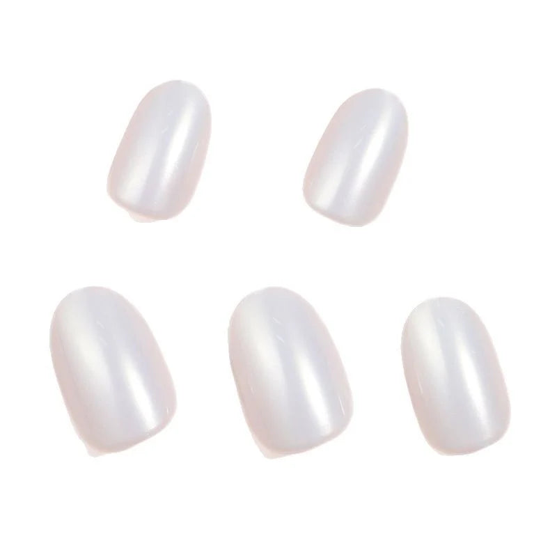 Press-On Nails Glossy Peel-And-Stick Set of 24