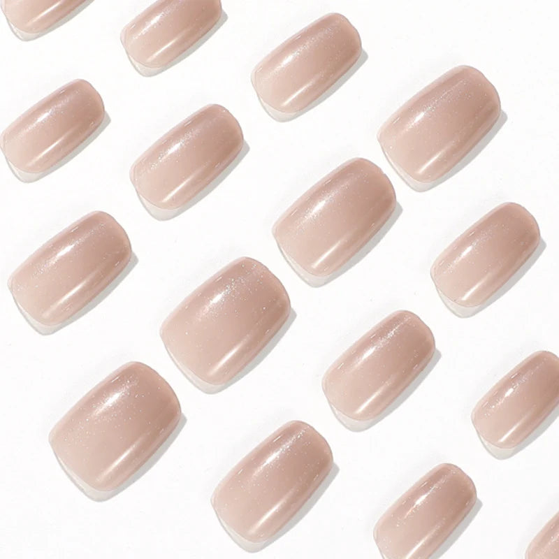Press-On Nails Glossy Square Chip-Resistant