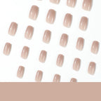 Press-On Nails Glossy Square Chip-Resistant