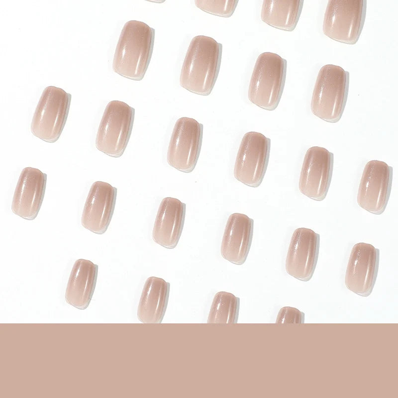 Press-On Nails Glossy Square Chip-Resistant